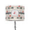 Elephants in Love 8" Drum Lampshade - ON STAND (Fabric)