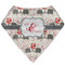 Elephants in Love Bandana Folded Flat