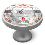 Elephants in Love Cabinet Knob (Personalized)