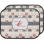 Elephants in Love Car Floor Mats (Back Seat) (Personalized)