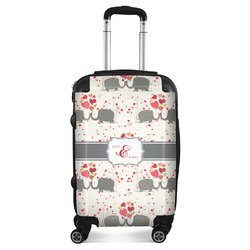 Elephants in Love Suitcase - 20" Carry On (Personalized)