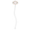 Elephants in Love Clear Plastic 7" Stir Stick - Oval - Single Stick