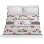 Elephants in Love Comforter - King (Personalized)