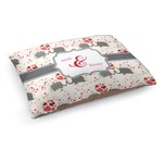 Elephants in Love Dog Bed - Medium w/ Couple's Names