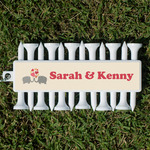 Elephants in Love Golf Tees & Ball Markers Set (Personalized)
