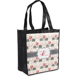 Elephants in Love Grocery Bag (Personalized)