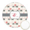 Elephants in Love Icing Circle - Medium - Front