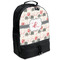 Elephants in Love Large Backpack - Black - Angled View