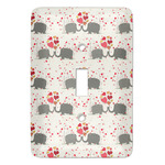 Elephants in Love Light Switch Cover (Single Toggle)