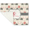 Elephants in Love Linen Placemat - Folded Corner (single side)