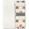 Elephants in Love Linen Placemat - Folded Half