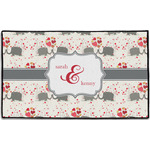 Elephants in Love Door Mat - 60"x36" (Personalized)