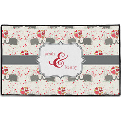 Elephants in Love Door Mat - 60"x36" (Personalized)