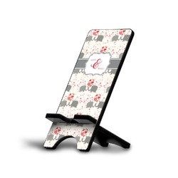 Elephants in Love Cell Phone Stand (Large) (Personalized)