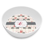 Elephants in Love Melamine Bowl - 8 oz (Personalized)