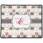 Elephants in Love Large Gaming Mouse Pad - 12.5" x 10" (Personalized)