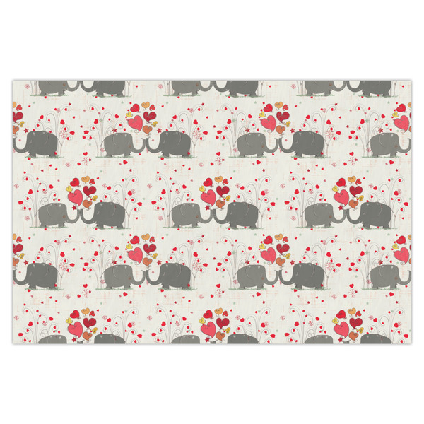 Custom Elephants in Love X-Large Tissue Papers Sheets - Heavyweight