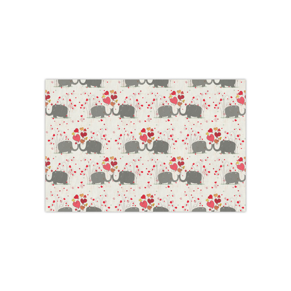 Custom Elephants in Love Small Tissue Papers Sheets - Lightweight