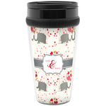 Elephants in Love Acrylic Travel Mug without Handle (Personalized)