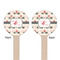 Elephants in Love Wooden 6" Stir Stick - Round - Double Sided - Front & Back