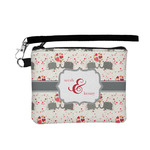 Elephants in Love Wristlet ID Case w/ Couple's Names