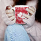 Heart Damask 11oz Coffee Mug - LIFESTYLE