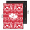 Heart Damask 11x14 Wood Print - Front & Back View