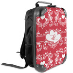 Heart Damask Kids Hard Shell Backpack (Personalized)