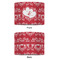 Heart Damask 16" Drum Lampshade - APPROVAL (Fabric)