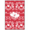 Heart Damask 20x30 Wood Print - Front View