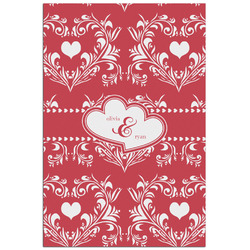 Heart Damask Poster - Matte - 24x36 (Personalized)