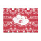 Heart Damask 4'x6' Patio Rug - Front/Main