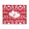 Heart Damask 8'x10' Patio Rug - Front/Main