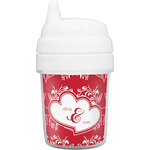 Heart Damask Baby Sippy Cup (Personalized)