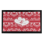 Heart Damask Bar Mat - Small (Personalized)