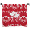 Heart Damask Bath Towel (Personalized)