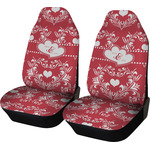 Heart Damask Car Seat Covers (Set of Two) (Personalized)