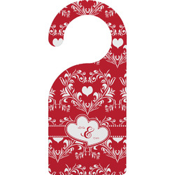 Heart Damask Door Hanger (Personalized)