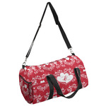 Heart Damask Duffel Bag (Personalized)