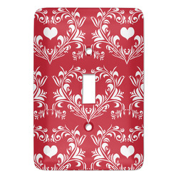 Heart Damask Light Switch Cover (Single Toggle)