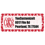 Heart Damask Return Address Labels (Personalized)