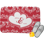 Heart Damask Memory Foam Bath Mat - 24"x17" (Personalized)