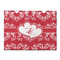 Heart Damask Microfiber Screen Cleaner - Front