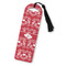 Heart Damask Plastic Bookmarks - Front