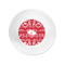 Heart Damask Plastic Party Appetizer & Dessert Plates - Approval