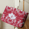 Heart Damask Large Rope Tote - Life Style