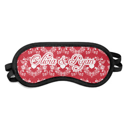 Heart Damask Sleeping Eye Mask (Personalized)