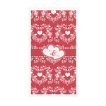 Heart Damask Guest Paper Towels - Full Color - Standard (Personalized)