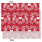 Heart Damask Tissue Paper - Heavyweight - Large - Front & Back