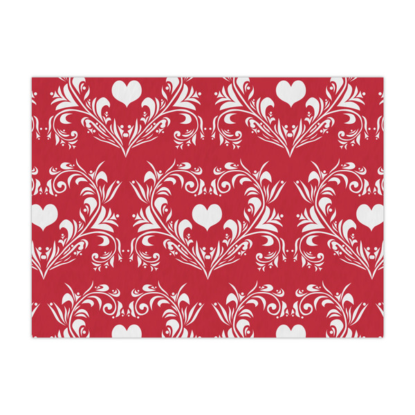 Custom Heart Damask Large Tissue Papers Sheets - Heavyweight